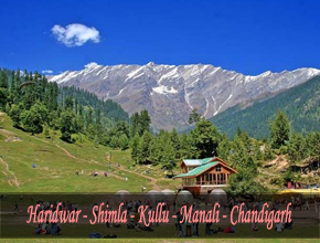 Haridwar - Shimla - Kullu - Manali - Chandigarh